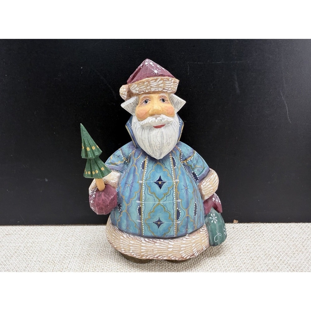 G DeBrekht Russian Santa Blue Coat‎ Limited Edition Hand Painted 2000